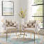Chaise d'appoint moderne en velours Modern-356424050