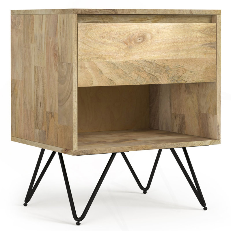 Table de chevet Hunter, Naturel