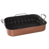 Nordic Ware 18" Non-Stick Aluminized Steel Roaster with Rack