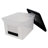 Innovative with Snap-on Lid Closure File Boxes