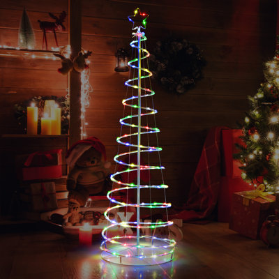 Easy Set-Up 72' Lighted Spruce Christmas Tree