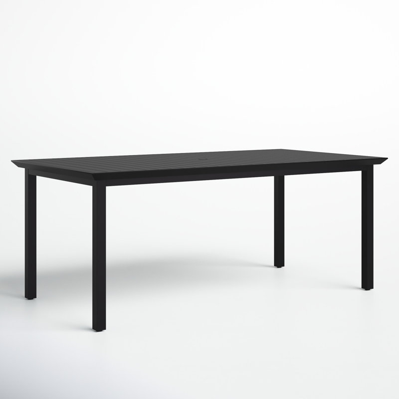 Everlee Metal Outdoor Dining Table