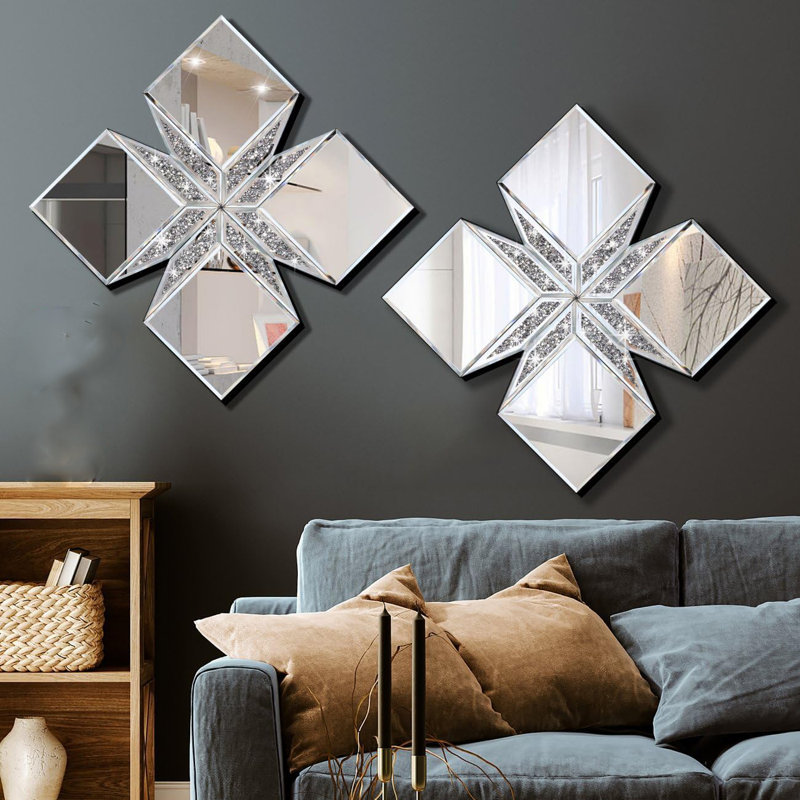 Broken Diamond Decorative Mirror