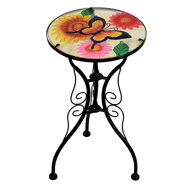 Willimantic Round Outdoor Side Table - 30.5 cm W 30.5 cm D