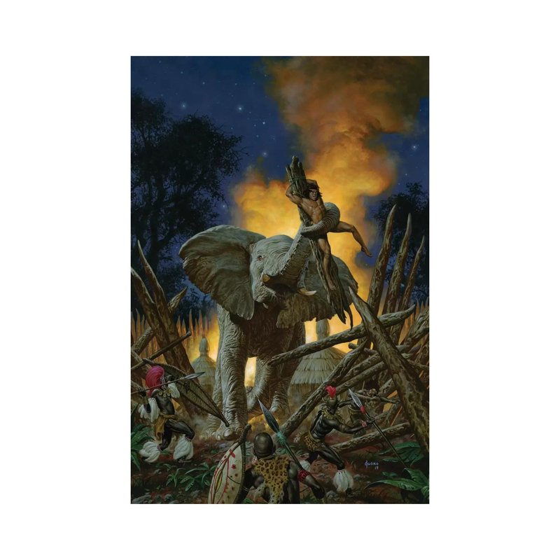 Son Of Tarzan by Joe Jusko - Wrapped Canvas Print, 66.04 cm H x 45.72 cm W