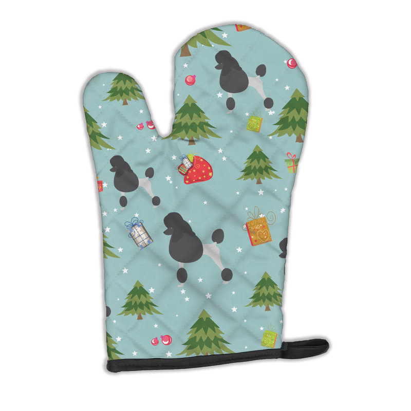 The Holiday Aisle® Silloth Floral Polyester Oven Mitt