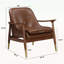 Charmant fauteuil d'appoint Mid-Century avec une conception durable et un attrait tendance-344035560