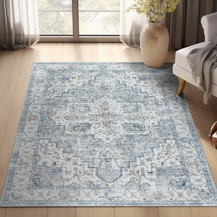 Tapis d'intérieur lavable Norajah Chenille Mashine