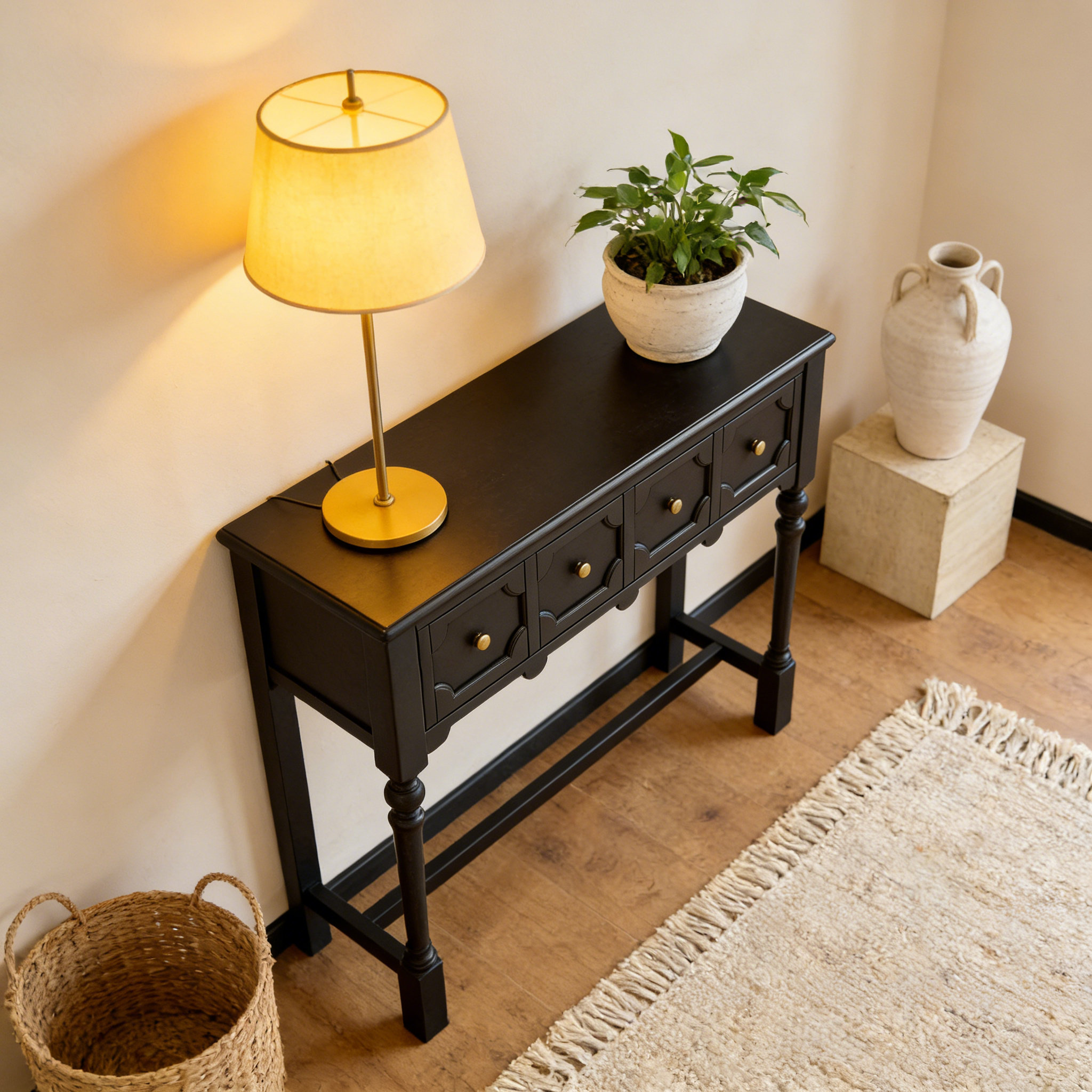 Latitude Run® French Retro Solid Wood Console Table - Wayfair Canada