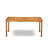Outdoor Dining Table - a Rectangle Acacia Wood Table, Natural Oil
