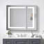 Armoire à miroir encastrée ou à surface 30 po H avec désembueur et tablettes réglables H-1309786627-1326561374