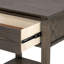 French Inspired Night Stand With Open Storage-1643234681