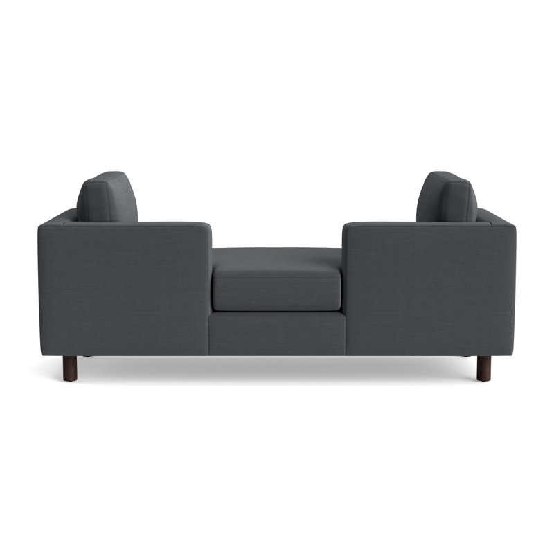 Hunter Lounge, Performance Linen - Charcoal, Java