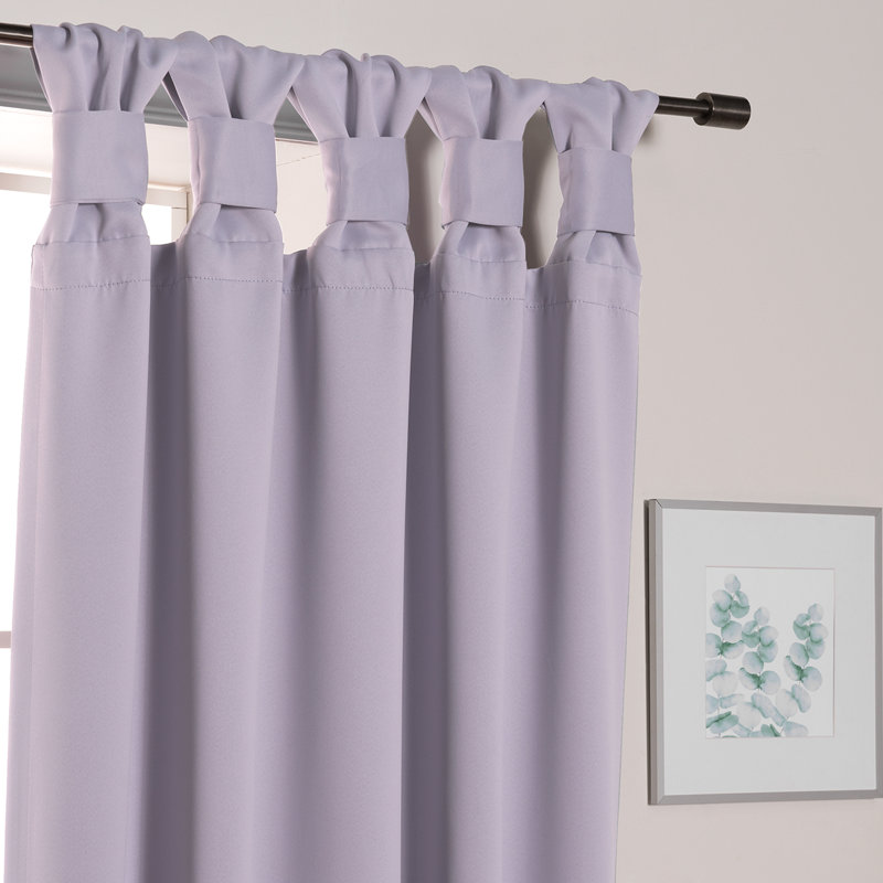 Molloy Insulating Curtain Pair, l 52" x L 84", Lilas