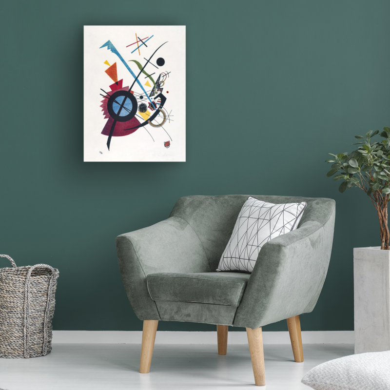Art sur toile Violet Collection Wassily Kandinsky, H 14 po x l 19 po