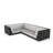 Pixel 119.25" Wide Outdoor U-Shaped Patio Sectional with Cushions-102743596-102743588