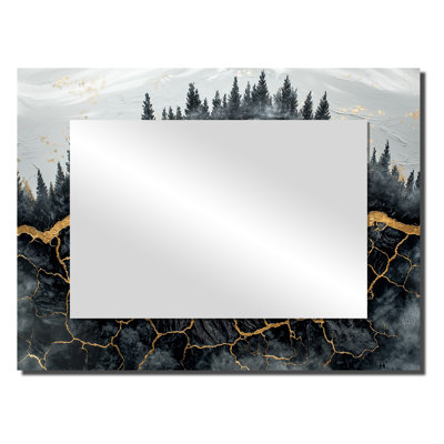 Miroir d'appoint mural Dark Forest