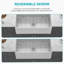 Farmhouse Sink, Apron-Front Reversible Single Bowl Kitchen Sink