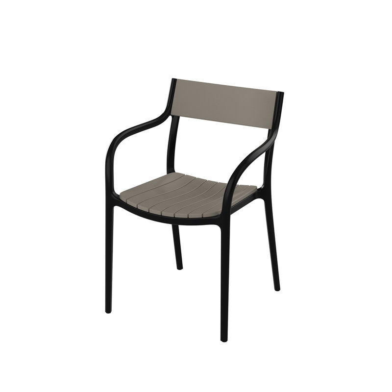 Madison Slats Chair, Tortora, Black
