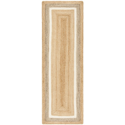 Natural Fiber Hand Woven Natural Area Rug 