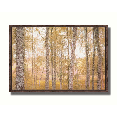 «Trees devant Highlands» par Hal Halli. Estampe numérique