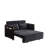 Velvet Multi-position adjustable Sofa with 2 Detachable Arm Pockets-457133297-445078449