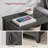 Bauman Farmhouse Nightstand, Bedside Table with a Cabinet and Open Compartment-73822925