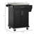 Kitchen Island On Wheels, Rolling Kitchen Cart With Stainless Steel Countertop, Drawer, Towel Rack And Spice Rack, Utility Storage Trolley-297663952