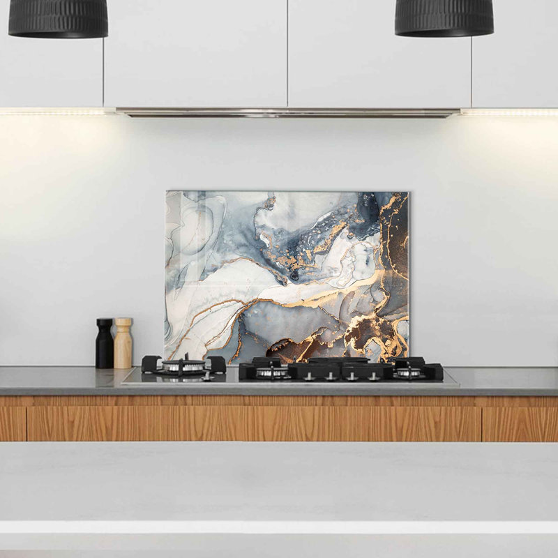 Elegant Decorative Tempered Glass Painting, 19.7 x 27.6 Inches | 100% Tempered Glass, Thickness: 0.16 Inches | Perfect for Home Decor, Living Room, and Office | Stunning Art Piece with Modern Aesthetic