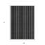Tapis intérieur lavable rayé noir 5 pi x 8 pi