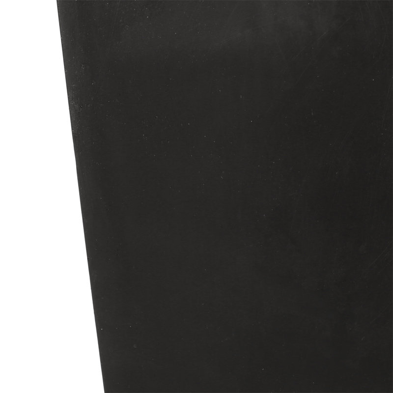 Pot à fleurs 13 "X 32,5" MGO, H 32,5 po x l 13 po x P 13 po, Noir