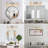 4-Light Bathroom Vanity Light Wall Sconce with Shade Wall Mount Lighting for Bathroom(No Bulbs)-1926240870