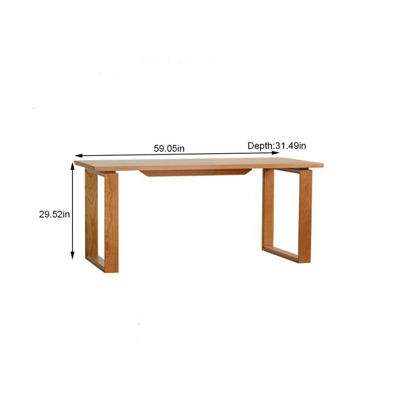Table de salle à manger rectangulaire petite famille, H 29,52 po x L 59,05 po x l 31,49 po