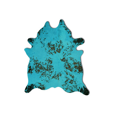 Maxen Performance Cowhide Animal Print Indoor Rug