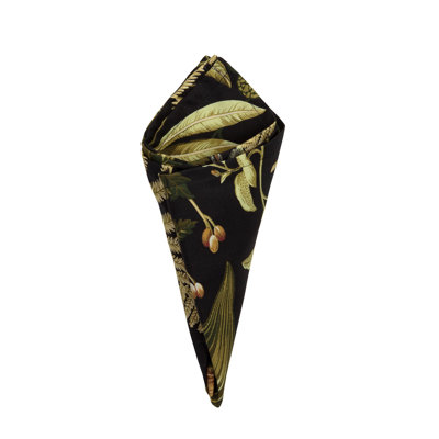 Tahitian 100% Cotton Floral Square Napkin