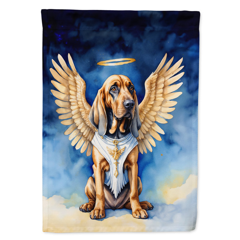 Drapeau de jardin «Bloodhound My Angel Garden»
