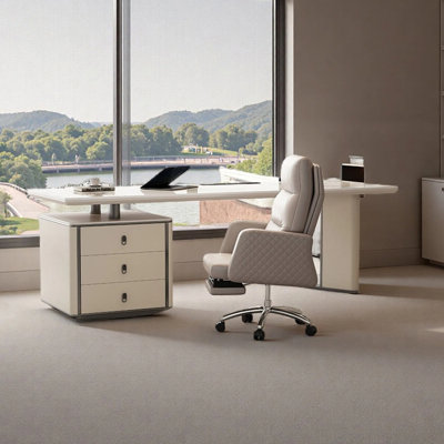 Modern minimalist office desk