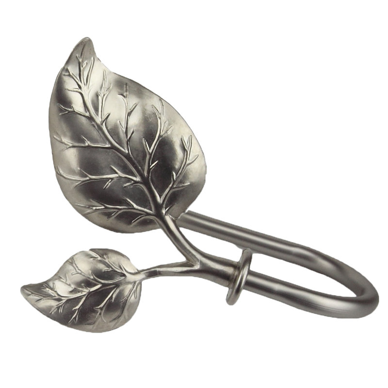 Retenue de rideaux Sycamore 4 ", Nickel satiné