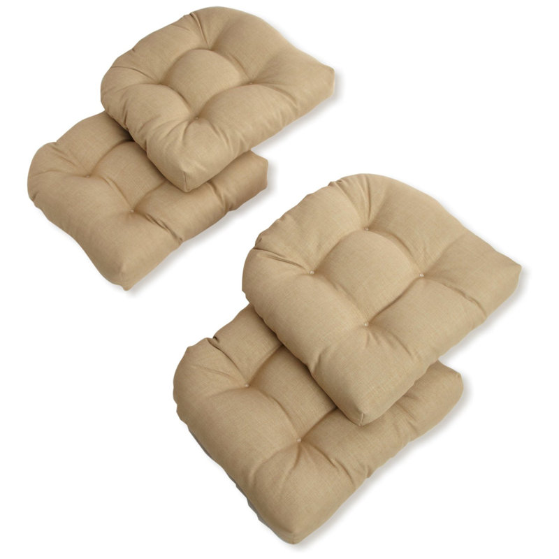 Outdoor 5'' Seat Cushion, Sandstone, 4
