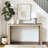 Finnegan Natural 54"W U-Shaped Console Table-868093406-895661658