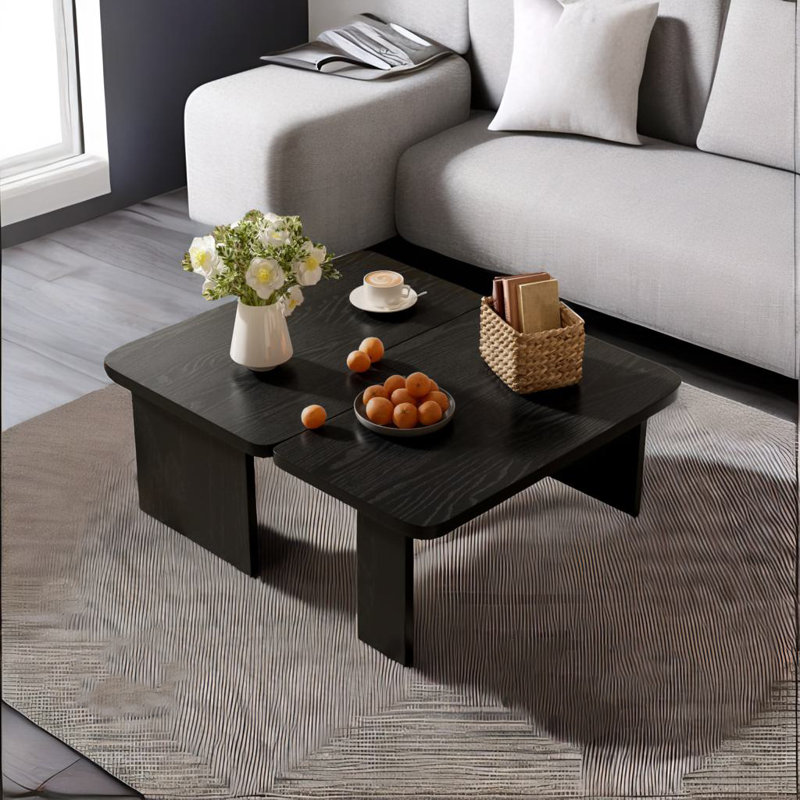 Table basse à motif d'épissure
