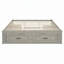Grand lit plateforme avec 6 tiroirs de rangement, gris antique-913842592-913842598