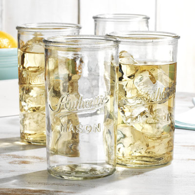 Set of 4 Authentic Mason 21oz Retroware Highball Glass