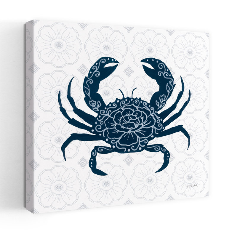 Crabe délicat littoral IV, art côtier, H 18 po x l 18 po
