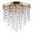 Salley 5-Light 11" Crystal Flush Mount-743534978