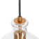 Emanoila 1 - Light Single Mini Pendant with Fluted Ripple Textured Glass