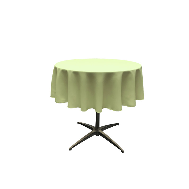 Nappe unie de couleur unie - Basics by Wayfair ™, Sauge, Ronde de 51 po