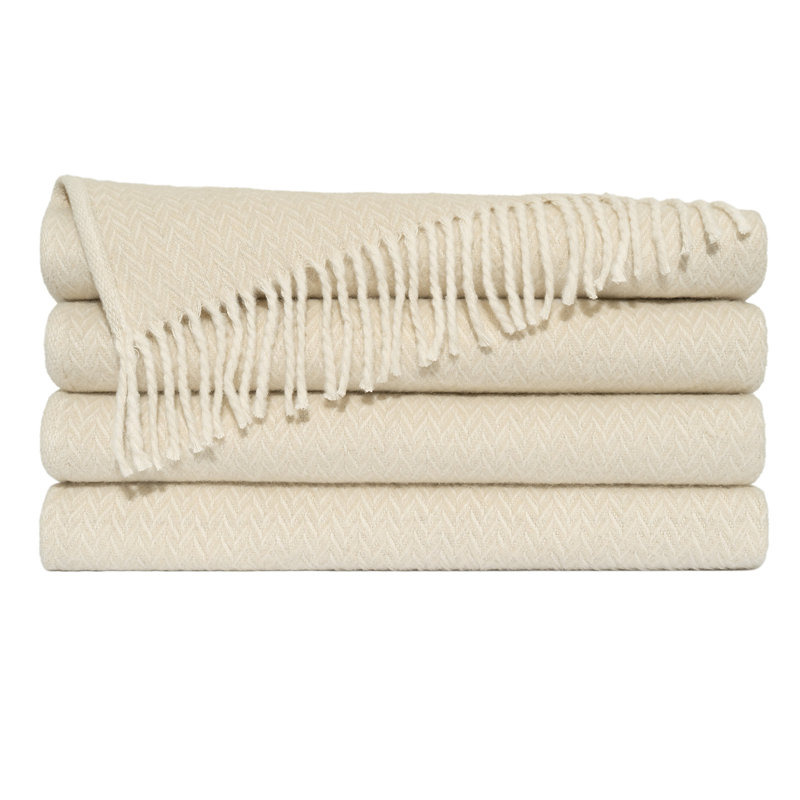 Marinara Throw Blanket, Cream