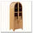 71″ Tall Arched Kitchen Pantry Cabinet with Door Shelves and Hidden Drawer-1661149001