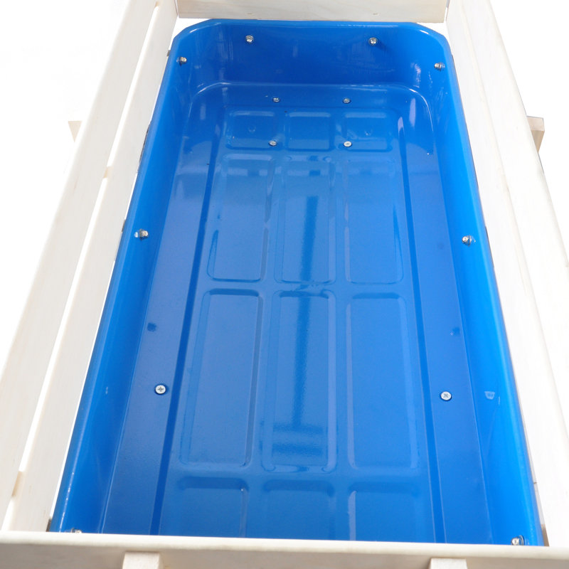 Chariot de jardin pour l'extérieur, H 20,28 po x l 39,37 po x P 19,3 po, Bleu